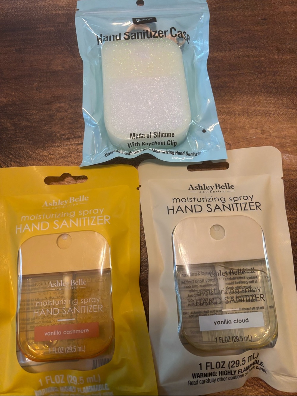Spray Hand Sanitizer Vanilla bundle plus case viral rare Ashley Belle nwt